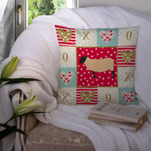 Load image into Gallery viewer, Suffolk Sheep Love Throw Pillow - 14x14 Decorative Pillow – Art for Your Home &amp; Patio CK5399PW1414