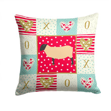 Load image into Gallery viewer, Suffolk Sheep Love Throw Pillow - 14x14 Decorative Pillow – Art for Your Home &amp; Patio CK5399PW1414