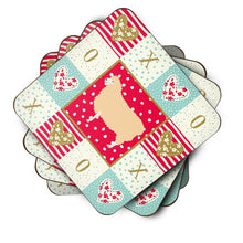 Load image into Gallery viewer, English Leicester Longwool Sheep Love Coasters - Set of 4 Lightweight Foam, Absorbent Drink Coasters  CK5401FC