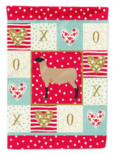 Load image into Gallery viewer, Hampshire Down Sheep Love Flag Canvas House Size CK5403CHF