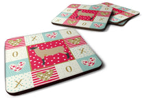 Load image into Gallery viewer, Hampshire Down Sheep Love Coasters - Set of 4 Lightweight Foam, Absorbent Drink Coasters  CK5403FC