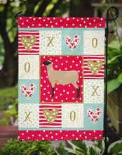 Load image into Gallery viewer, Hampshire Down Sheep Love Garden Flag – Decorative Outdoor Yard Flag CK5403GF