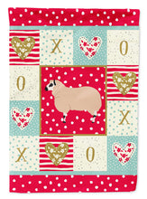 Load image into Gallery viewer, Kerry Hill Sheep Love Flag Canvas House Size CK5406CHF