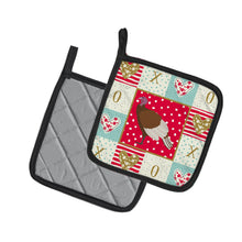 Load image into Gallery viewer, Bourbon Red Turkey Hen Love Pot Holders - Set of 2 - Heat-Resistant Kitchen Essentials CK5409PTHD