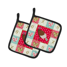 Load image into Gallery viewer, Bourbon Red Turkey Hen Love Pot Holders - Set of 2 - Heat-Resistant Kitchen Essentials CK5409PTHD