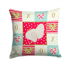 Load image into Gallery viewer, White Holland Turkey Love Throw Pillow - 14x14 Decorative Pillow – Art for Your Home &amp; Patio CK5410PW1414