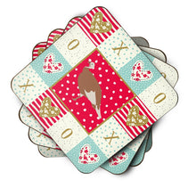 Load image into Gallery viewer, Jersey Buff Turkey Hen Love Coasters - Set of 4 Lightweight Foam, Absorbent Drink Coasters  CK5411FC