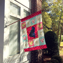 Load image into Gallery viewer, Norfolk Black Turkey Love Flag Canvas House Size CK5412CHF