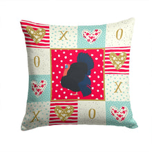 Load image into Gallery viewer, Norfolk Black Turkey Love Throw Pillow - 14x14 Decorative Pillow – Art for Your Home &amp; Patio CK5412PW1414