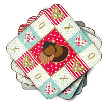 Load image into Gallery viewer, Bronze Turkey Love Coasters - Set of 4 Lightweight Foam, Absorbent Drink Coasters  CK5413FC