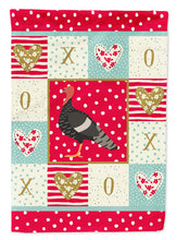 Load image into Gallery viewer, Marragansett Turkey Love Flag Canvas House Size CK5414CHF