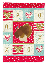 Load image into Gallery viewer, French Turkey Dindon Love Flag Canvas House Size CK5417CHF