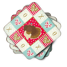 Load image into Gallery viewer, French Turkey Dindon Love Coasters - Set of 4 Lightweight Foam, Absorbent Drink Coasters  CK5417FC