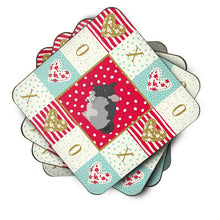 Load image into Gallery viewer, Black Velvet Chinchilla Love Coasters - Set of 4 Lightweight Foam, Absorbent Drink Coasters  CK5420FC