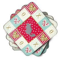 Load image into Gallery viewer, Foggy Chinchilla Love Coasters - Set of 4 Lightweight Foam, Absorbent Drink Coasters  CK5422FC