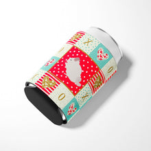 Load image into Gallery viewer, Pink and White Chinchilla Love Can or Bottle Hugger CK5424CC