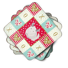 Load image into Gallery viewer, White Dominant Chinchilla Love Coasters - Set of 4 Lightweight Foam, Absorbent Drink Coasters  CK5425FC