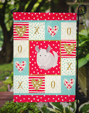 Load image into Gallery viewer, White Dominant Chinchilla Love Garden Flag – Decorative Outdoor Yard Flag CK5425GF