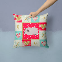 Load image into Gallery viewer, Himalayan Guinea Pig Love Throw Pillow - 14x14 Decorative Pillow – Art for Your Home &amp; Patio CK5429PW1414