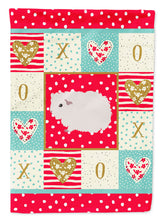 Load image into Gallery viewer, Merino Guinea Pig Love Flag Canvas House Size CK5430CHF