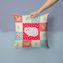 Load image into Gallery viewer, Merino Guinea Pig Love Throw Pillow - 14x14 Decorative Pillow – Art for Your Home &amp; Patio CK5430PW1414