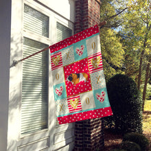 Load image into Gallery viewer, Rex Guinea Pig Love Flag Canvas House Size CK5432CHF