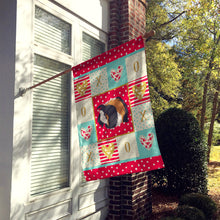 Load image into Gallery viewer, Sheba Guinea Pig Love Flag Canvas House Size CK5433CHF