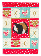 Load image into Gallery viewer, Sheba Guinea Pig Love Flag Canvas House Size CK5433CHF