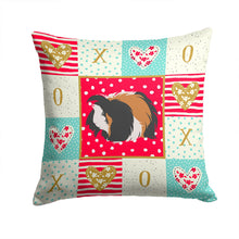 Load image into Gallery viewer, Sheba Guinea Pig Love Throw Pillow - 14x14 Decorative Pillow – Art for Your Home &amp; Patio CK5433PW1414