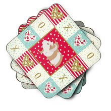 Load image into Gallery viewer, Silkie Guinea Pig Love Coasters - Set of 4 Lightweight Foam, Absorbent Drink Coasters  CK5434FC