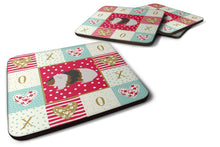 Load image into Gallery viewer, Teddy Guinea Pig Love Coasters - Set of 4 Lightweight Foam, Absorbent Drink Coasters  CK5436FC