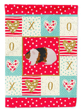 Load image into Gallery viewer, Teddy Guinea Pig Love Garden Flag – Decorative Outdoor Yard Flag CK5436GF