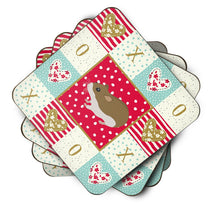 Load image into Gallery viewer, Chinese Hamster Love Coasters - Set of 4 Lightweight Foam, Absorbent Drink Coasters  CK5438FC