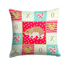 Load image into Gallery viewer, Turkish Hamster Love Throw Pillow - 14x14 Decorative Pillow – Art for Your Home &amp; Patio CK5445PW1414