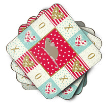 Load image into Gallery viewer, Grey Domestic Mouse Love Coasters - Set of 4 Lightweight Foam, Absorbent Drink Coasters  CK5450FC