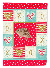 Load image into Gallery viewer, Zebra Mouse Love Flag Canvas House Size CK5455CHF