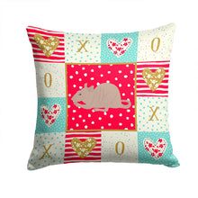 Load image into Gallery viewer, Fuzz Rat Love Throw Pillow - 14x14 Decorative Pillow – Art for Your Home &amp; Patio CK5460PW1414
