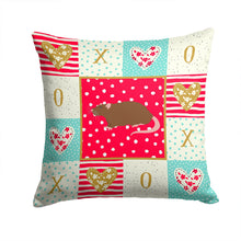 Load image into Gallery viewer, Rex Rat Love Throw Pillow - 14x14 Decorative Pillow – Art for Your Home &amp; Patio CK5462PW1414