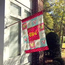 Load image into Gallery viewer, Bubble Eyed Goldfish Love Flag Canvas House Size CK5470CHF