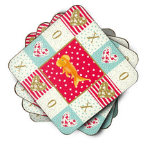 Load image into Gallery viewer, Bubble Eyed Goldfish Love Coasters - Set of 4 Lightweight Foam, Absorbent Drink Coasters  CK5470FC