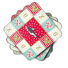Load image into Gallery viewer, Iridescent Shark Love Coasters - Set of 4 Lightweight Foam, Absorbent Drink Coasters  CK5482FC