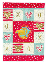Load image into Gallery viewer, CrownTail Betta Love Flag Canvas House Size CK5484CHF