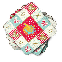 Load image into Gallery viewer, CrownTail Betta Love Coasters - Set of 4 Lightweight Foam, Absorbent Drink Coasters  CK5484FC