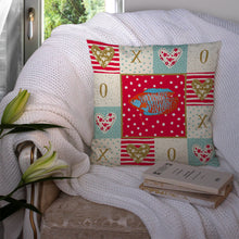 Load image into Gallery viewer, Dwarf Gourami Love Throw Pillow - 14x14 Decorative Pillow – Art for Your Home &amp; Patio CK5485PW1414