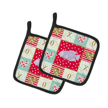 Load image into Gallery viewer, Giant Gourami Love Pot Holders - Set of 2 - Heat-Resistant Kitchen Essentials CK5487PTHD