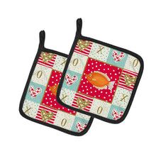 Load image into Gallery viewer, Kissing Gourami Love Pot Holders - Set of 2 - Heat-Resistant Kitchen Essentials CK5488PTHD