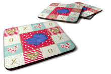 Load image into Gallery viewer, Super Delta Tail Betta Love Coasters - Set of 4 Lightweight Foam, Absorbent Drink Coasters  CK5493FC