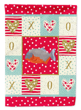 Load image into Gallery viewer, Piranha Love Flag Canvas House Size CK5495CHF