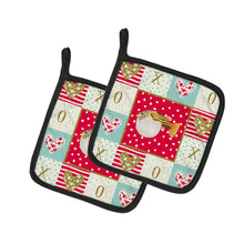 Load image into Gallery viewer, Puffer Fish Love Pot Holders - Set of 2 - Heat-Resistant Kitchen Essentials CK5496PTHD