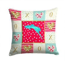 Load image into Gallery viewer, Sword Tail Guppy Love Throw Pillow - 14x14 Decorative Pillow – Art for Your Home &amp; Patio CK5498PW1414